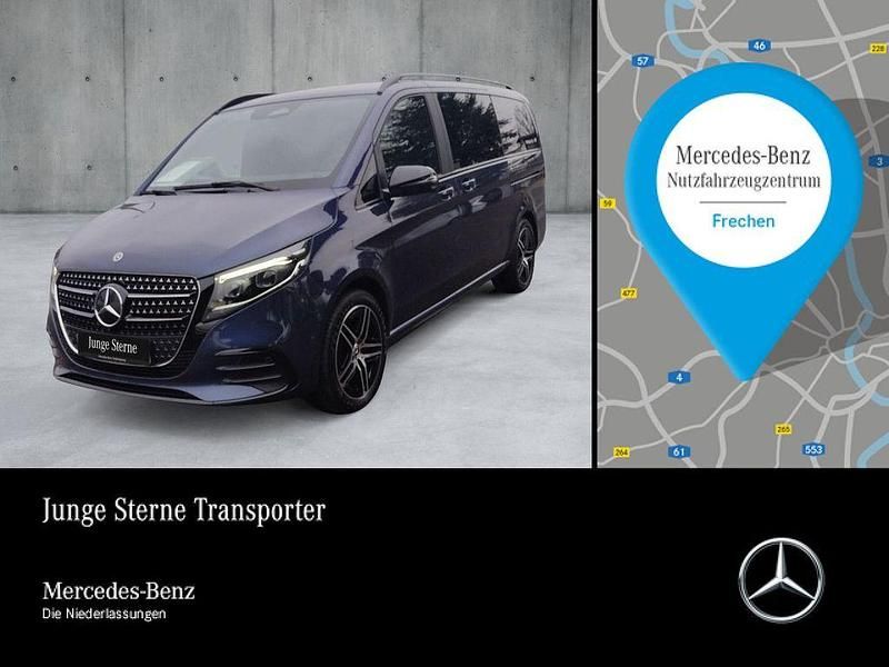 Blau Gebraucht 2025 Mercedes V300 Exclusive Van / Kleinbus | 92.980 € - Bild 1/4