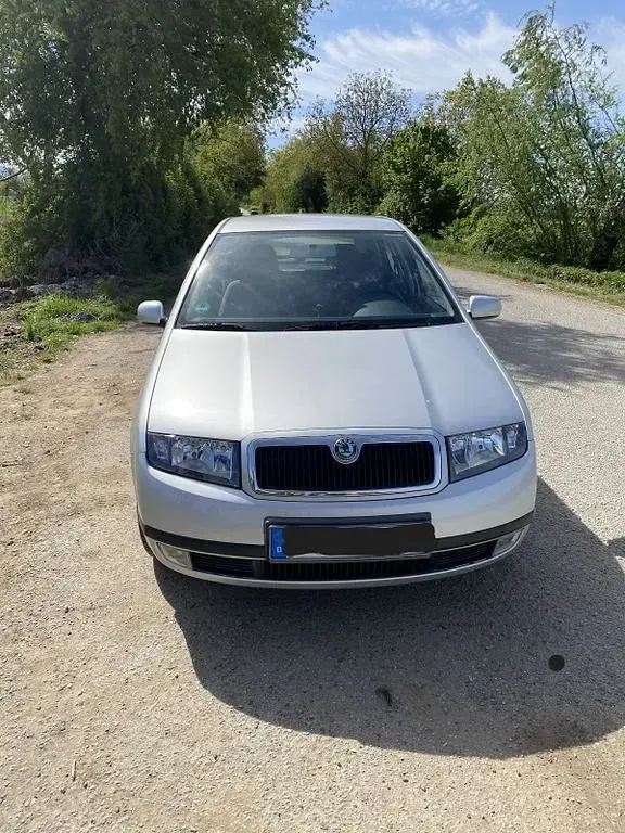 Second-hand Skoda Fabia 68 CP (50 kW) 2001 Argintiu Berlinǎ