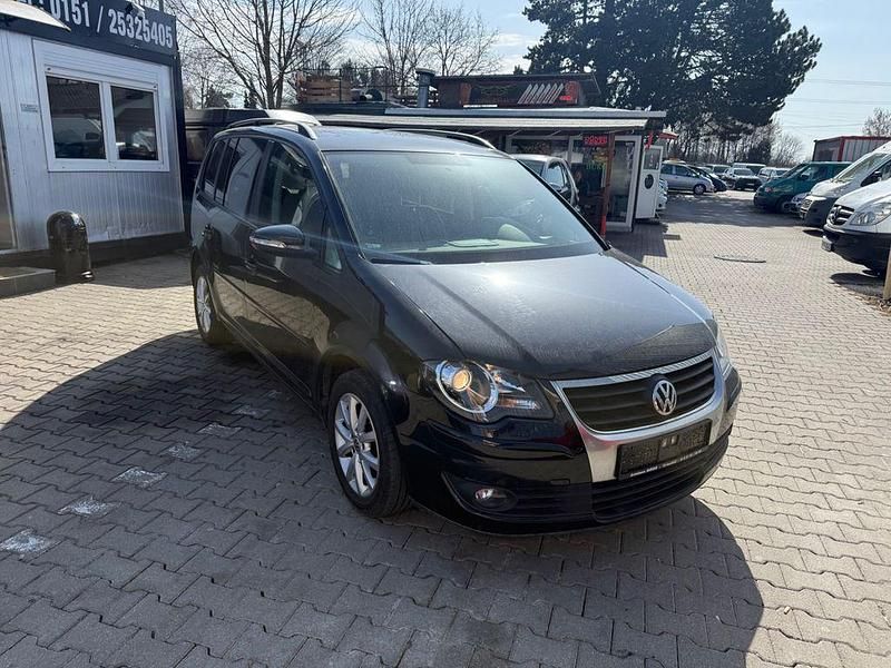 Gebraucht VW Touran Freestyle 105 PS (77 kW) 2009 Schwarz Van / Kleinbus