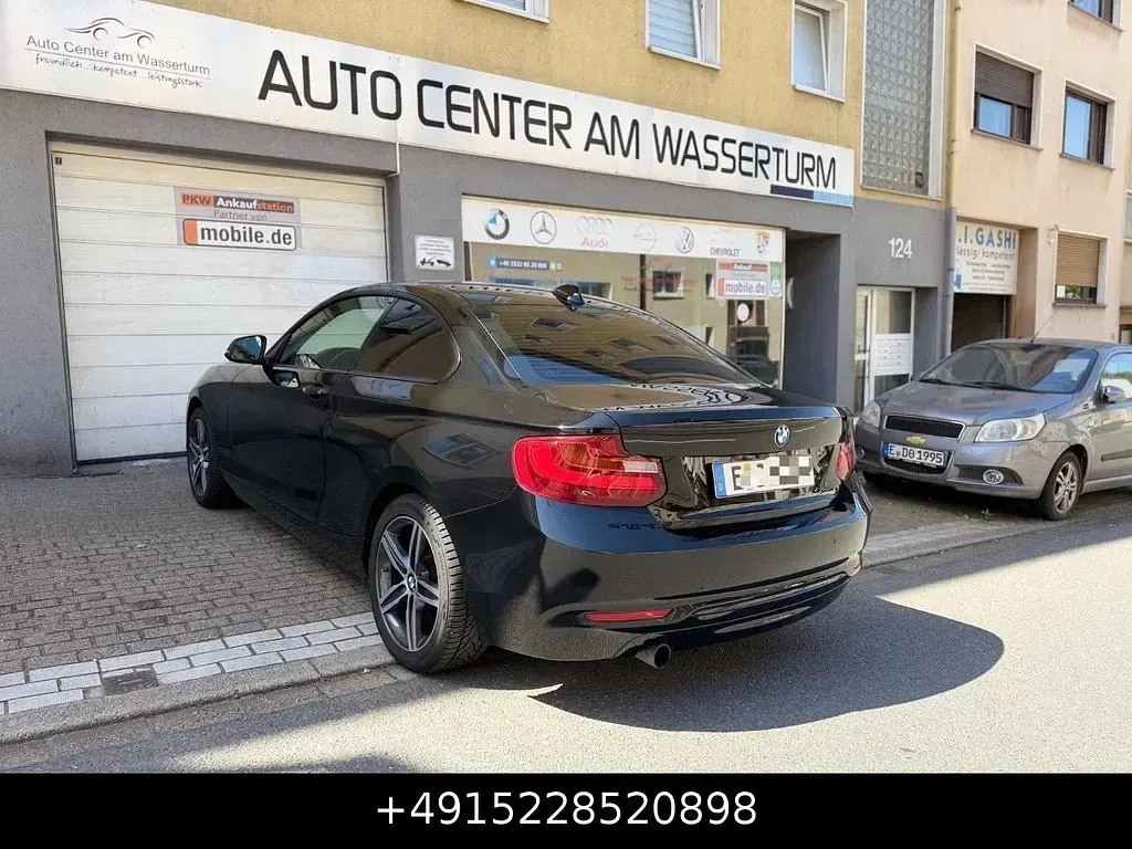 Gebraucht BMW 218 Sport Line 136 PS (100 kW) 2015 Schwarz ii Coupé