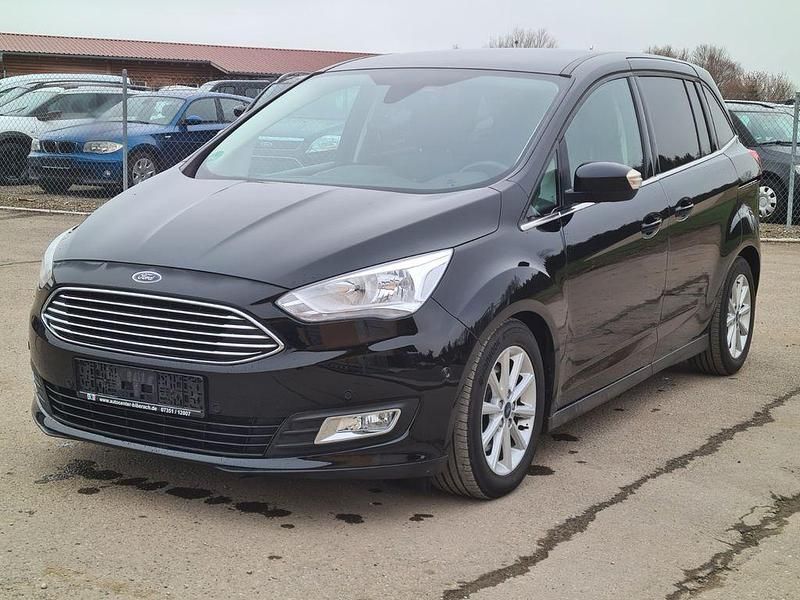 Schwarz Gebraucht 2016 Ford Grand C-Max Titanium Van / Kleinbus | 7.800 € (Superpreis) - Bild 1/4