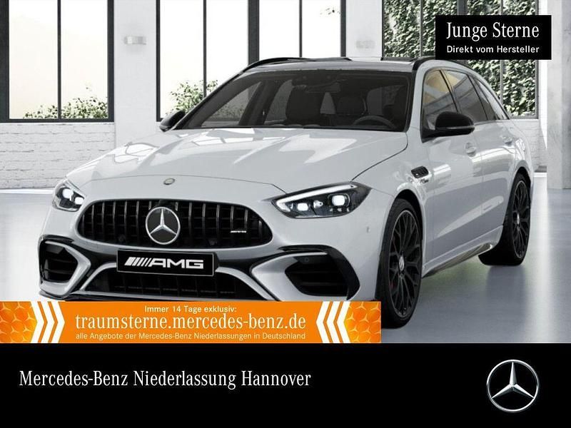 Weiß Gebraucht 2024 Mercedes C63S AMG Premium Plus Limousine | 78.990 € (Teuer) - Bild 1/3