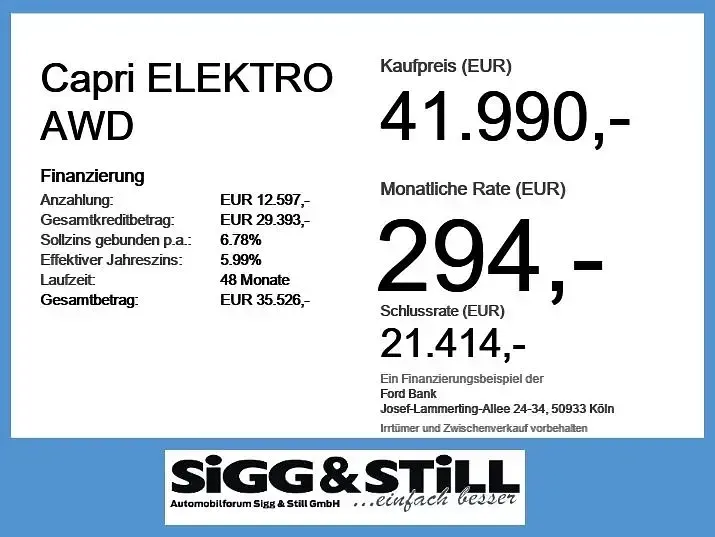 Neu Ford Capri 250 kW (340 PS) 2025 Magnetic grau SUV
