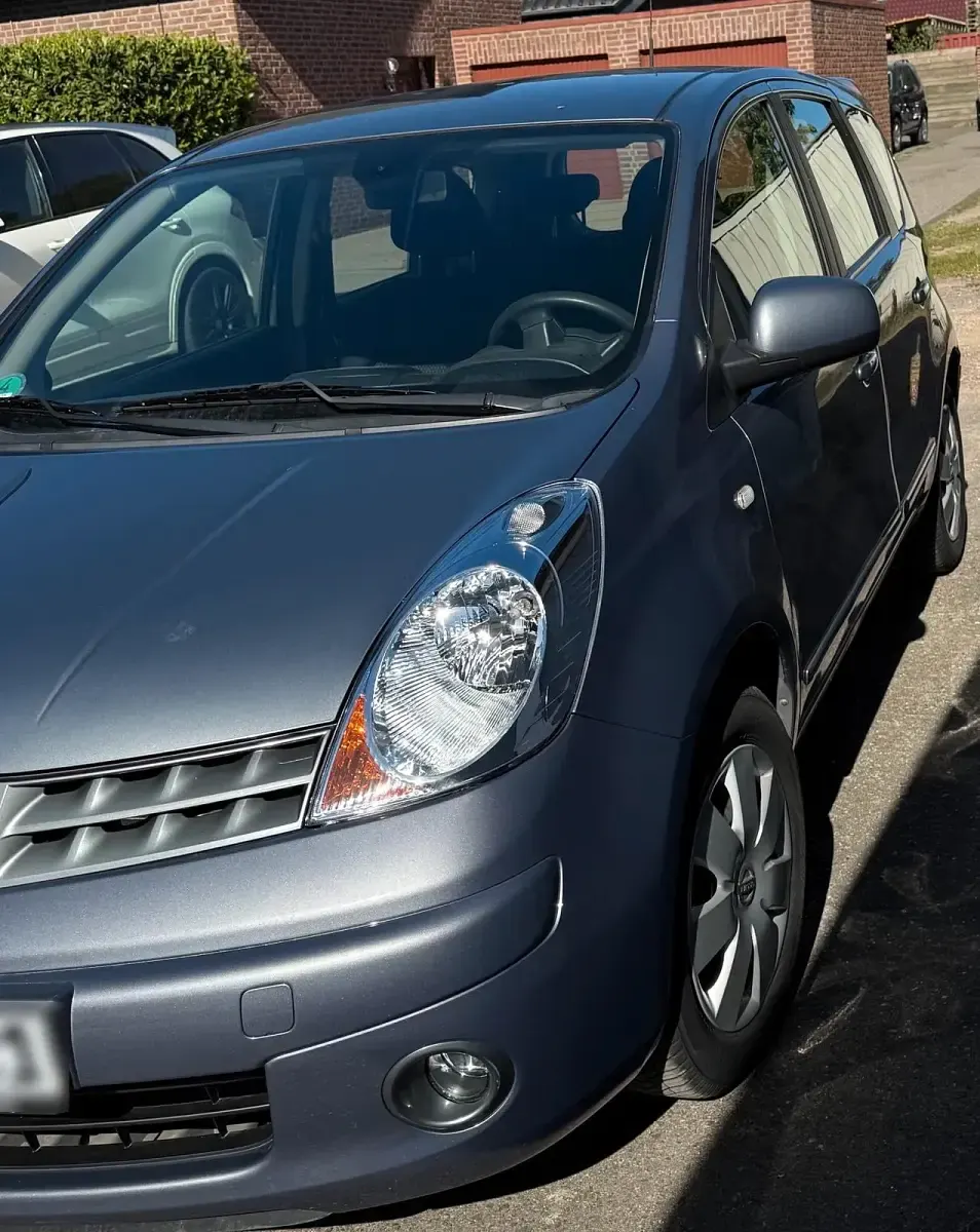 Second-hand Nissan Note 82 CP (60 kW) 2008 Albastru Hatchback