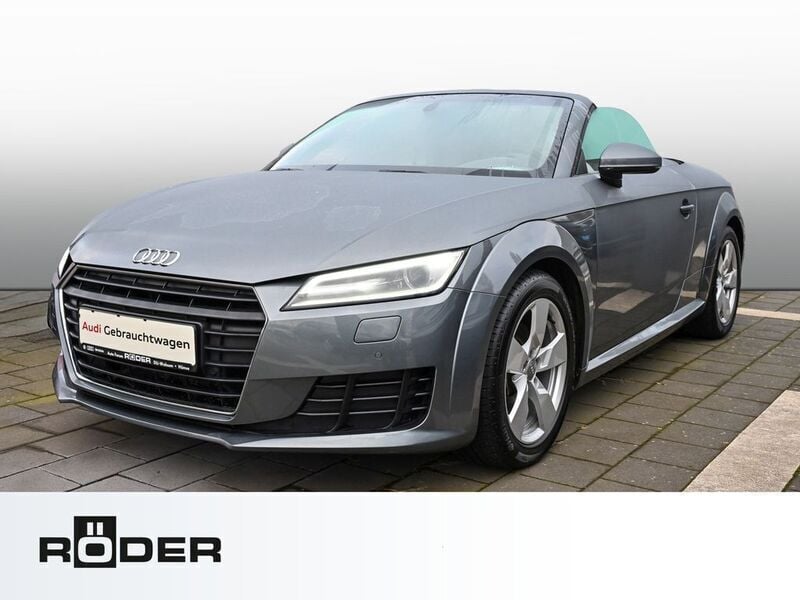 Monsungrau metallic Gebraucht 2018 Audi TT Roadster Design Cabrio | 26.750 € (Guter Preis) - Bild 1/4