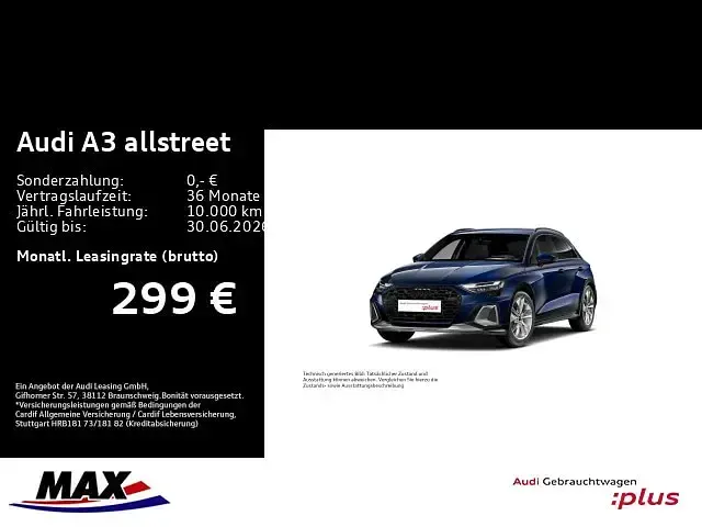 Gebraucht Audi A3 e-tron Ambiente 204 PS (150 kW) 2025 Blau Kleinwagen