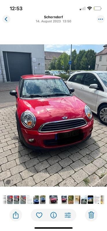 Rot Gebraucht 2012 Mini ONE Kleinwagen | 2.600 € (Superpreis) - Bild 1/4