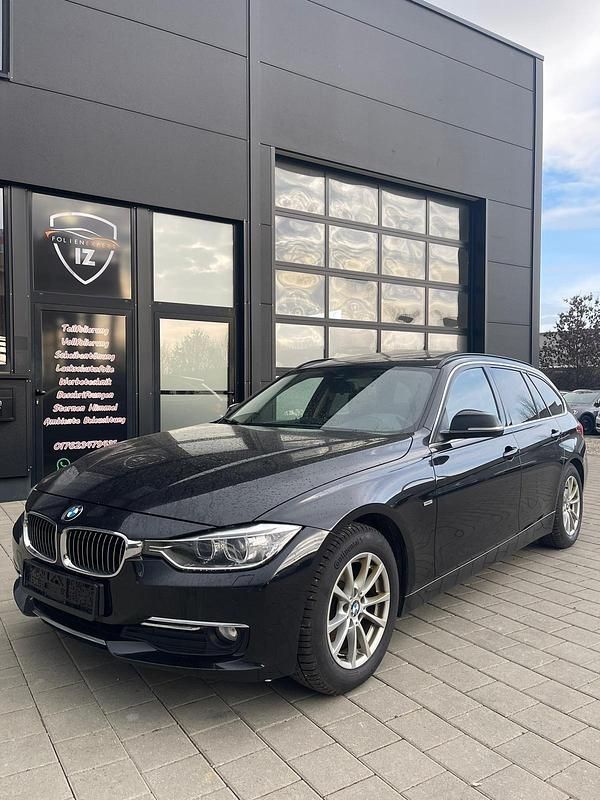 Gebraucht BMW 320 Luxury Line 184 PS (135 kW) 2013 Schwarz Kombi