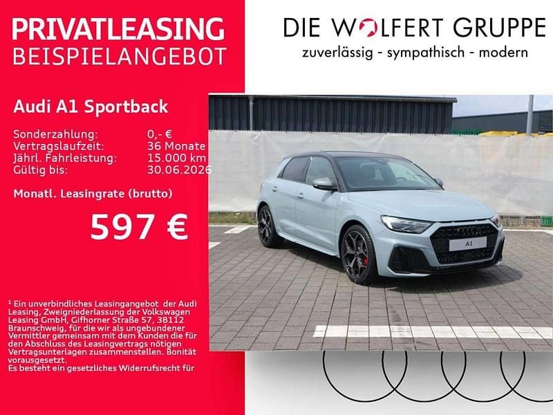 Neu Audi A1 S-Line 207 PS (152 kW) 2025 Pfeilgrau perleffekt Kleinwagen