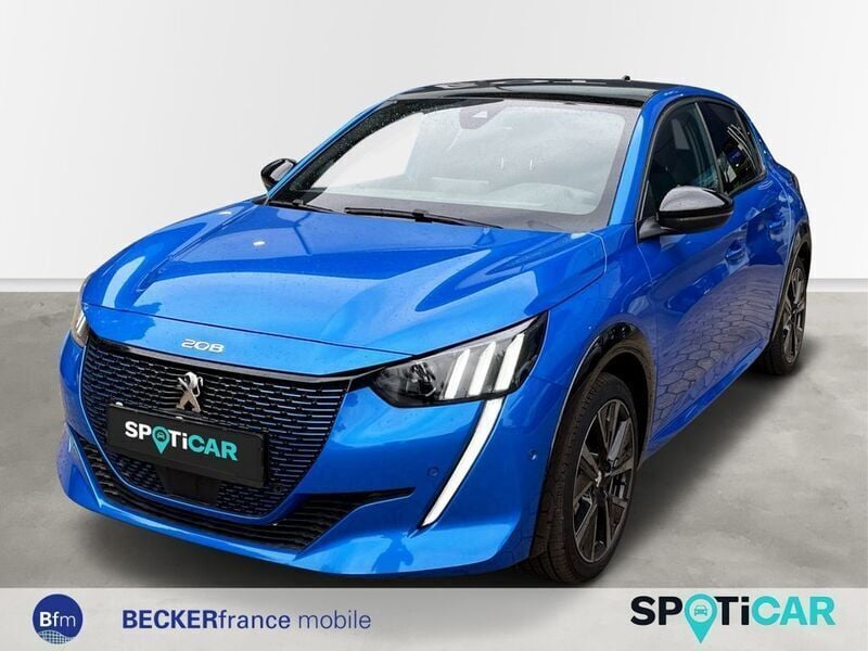 Vertigo blau Gebraucht 2023 Peugeot e-208 GT Kleinwagen | 24.990 € (Teuer) - Bild 1/4