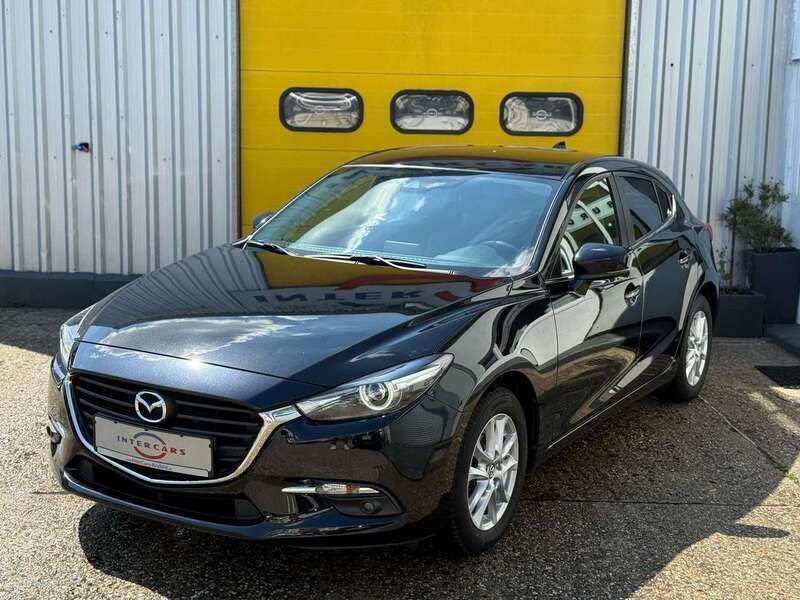 Jet black Gebraucht 2017 Mazda 3 Exclusive-Line Kleinwagen | 12.400 € (Guter Preis) - Bild 1/4