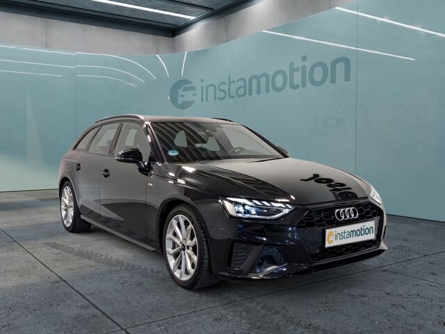 Schwarz Gebraucht 2024 Audi A4 S-Line Kombi | 40.440 € (Teuer) - Bild 1/2