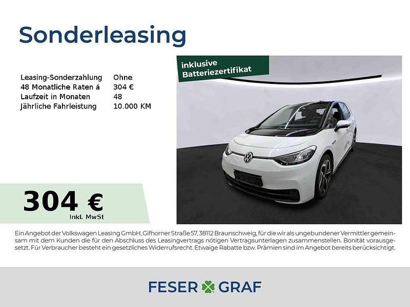 Gebraucht VW ID.3 Pro 150 kW (204 PS) 2022 Weiß Kleinwagen