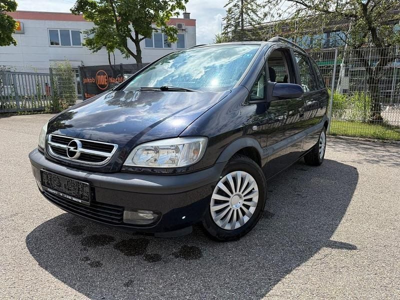 Blau Gebraucht 2003 Opel Zafira Basis Van / Kleinbus | 1.490 € (Guter Preis) - Bild 1/4