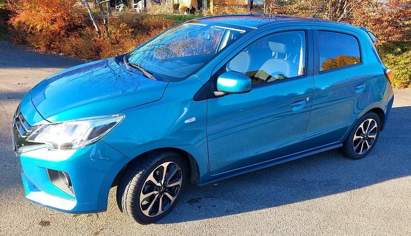 Blau Gebraucht 2022 Mitsubishi Space Star Kleinwagen | 9.850 € (Fairer Preis) - Bild 1/4
