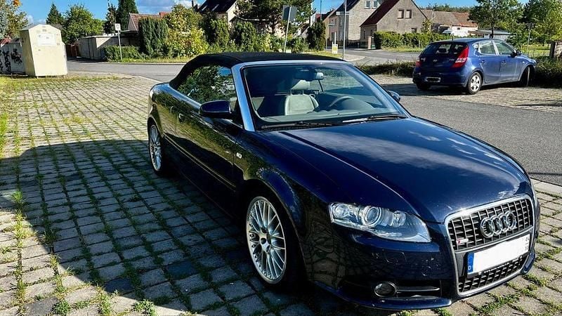 Gebraucht Audi A4 Cabriolet S-Line 232 PS (170 kW) 2007 Blau Cabrio