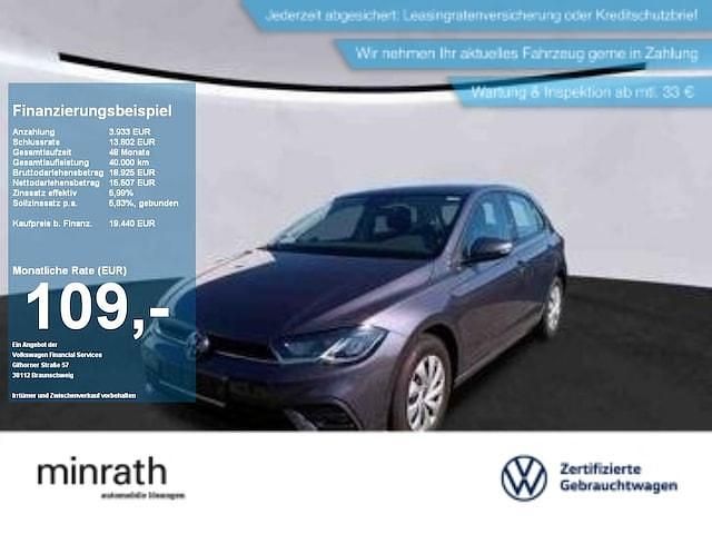 Gebraucht 2023 VW Polo Life | 19.440 € (Superpreis) - Bild 1/4