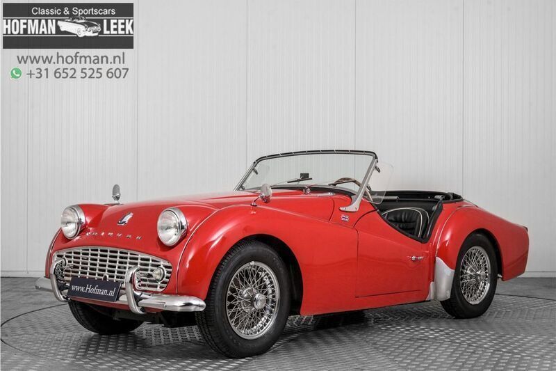 Rot Gebraucht 1959 Triumph TR3 Cabrio | 33.900 € - Bild 1/4