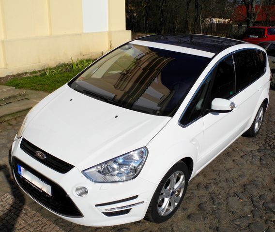 Gebraucht Ford S-MAX S 163 PS (119 kW) 2010 Weiß Van / Kleinbus