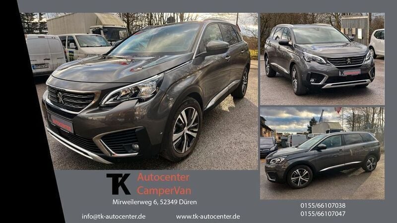 Grau Gebraucht 2017 Peugeot 5008 Allure Van / Kleinbus | 13.590 € (Fairer Preis) - Bild 1/4