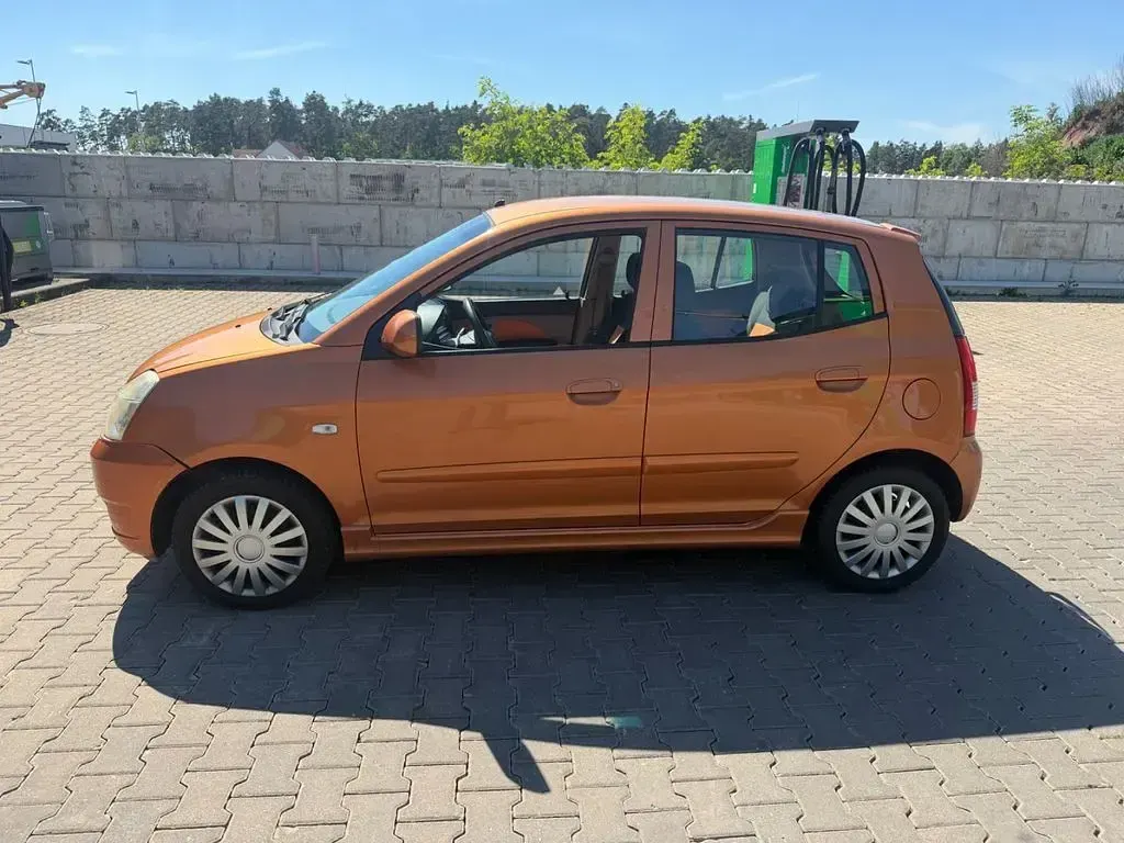 Gebraucht Kia Picanto EX 65 PS (47 kW) 2007 Orange Kleinwagen