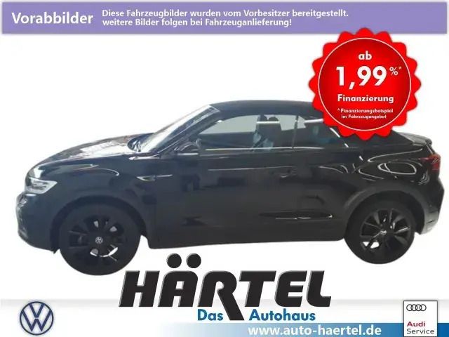 Deep black perleffekt (schwarz) Gebraucht 2023 VW T-Roc Style SUV | 36.000 € - Bild 1/4