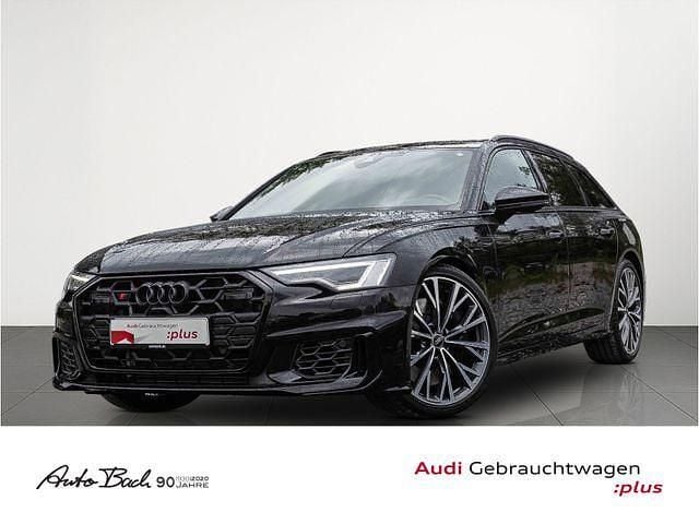 Mythosschwarz metallic Gebraucht 2024 Audi S6 Ambiente Kombi | 66.870 € (Superpreis) - Bild 1/4