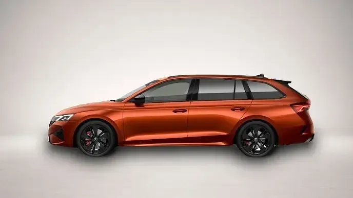 Neu Skoda Octavia RS 265 PS (194 kW) 2025 Orange Kombi