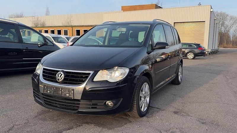 Gebraucht VW Touran Trendline 140 PS (102 kW) 2007 Schwarz Van / Kleinbus