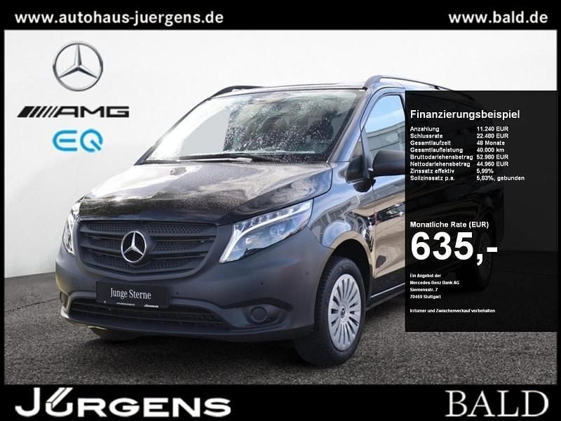 Obsidianschwarz metallic Gebraucht 2024 Mercedes Vito Edition Van / Kleinbus | 55.400 € - Bild 1/4