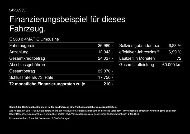 Gebraucht Mercedes E300 AMG 265 PS (194 kW) 2021 Grau Limousine