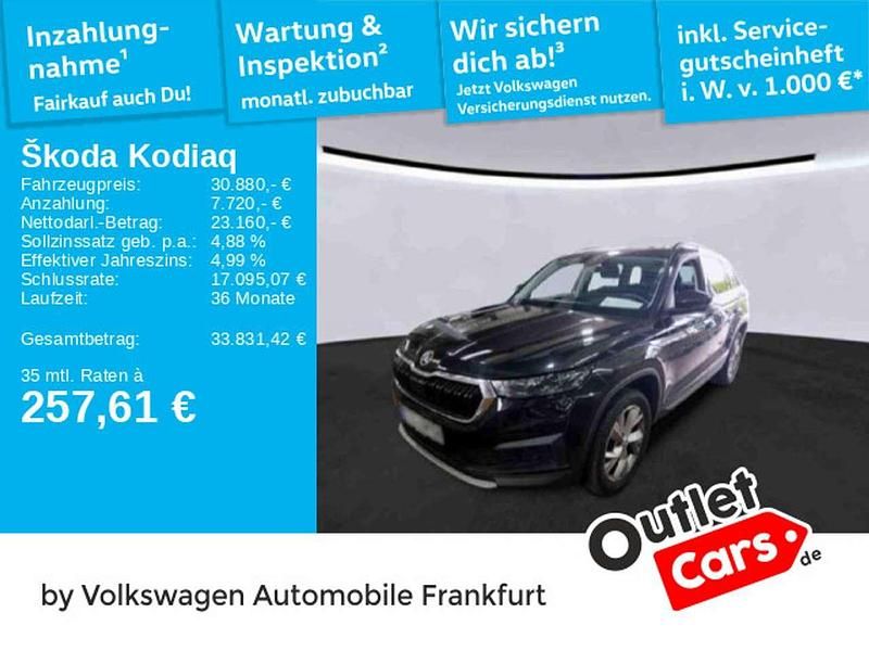 Schwarzmagic perleffekt/schwa Gebraucht 2022 Skoda Kodiaq Ambition SUV | 30.880 € (Fairer Preis) - Bild 1/3