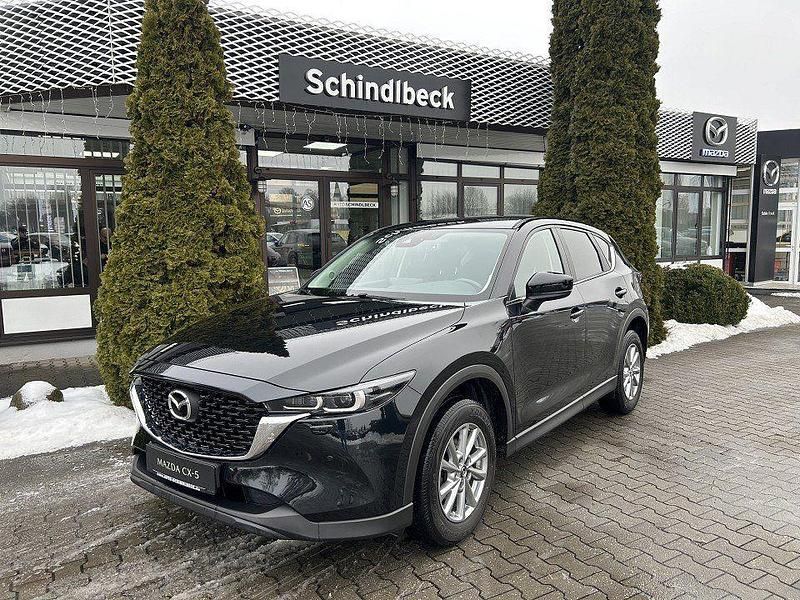 Jet black (metallic) Gebraucht 2022 Mazda CX-5 Exclusive-Line SUV | 25.890 € (Superpreis) - Bild 1/4