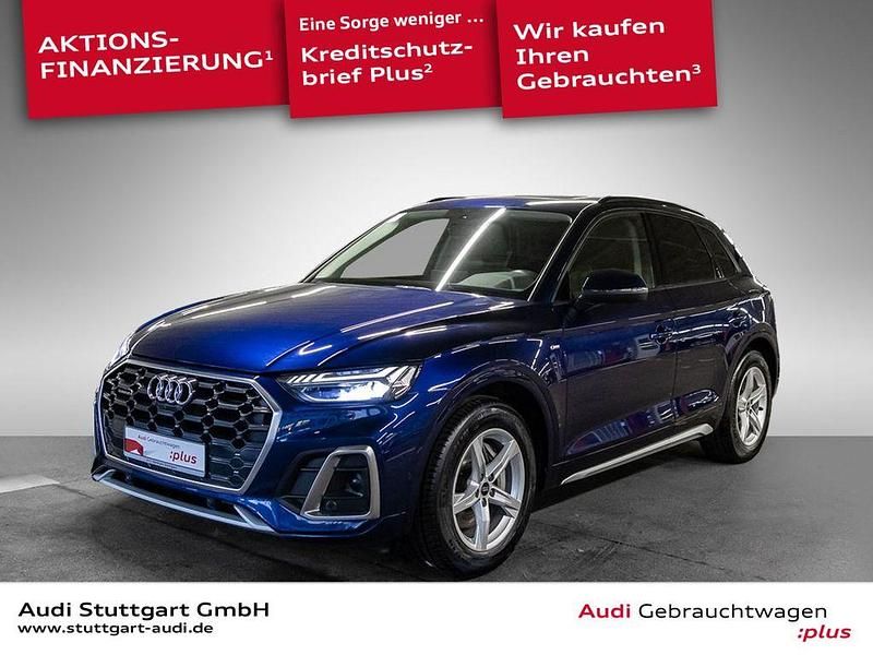 Gebraucht Audi Q5 S-Line 367 PS (269 kW) 2022 Navarrablau metallic SUV