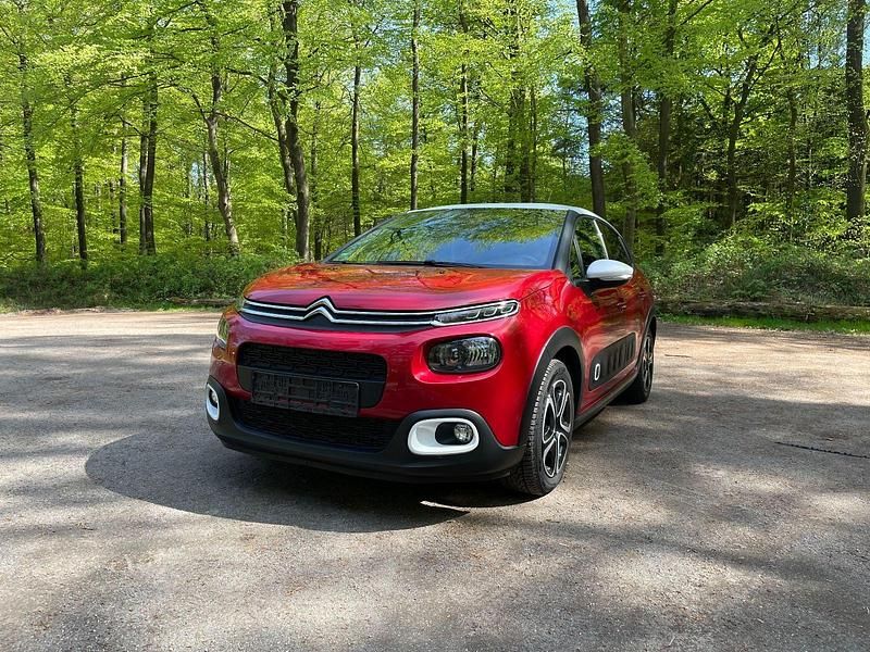 Rot Gebraucht 2018 Citroën C3 PureTech Kleinwagen | 8.500 € (Fairer Preis) - Bild 1/4