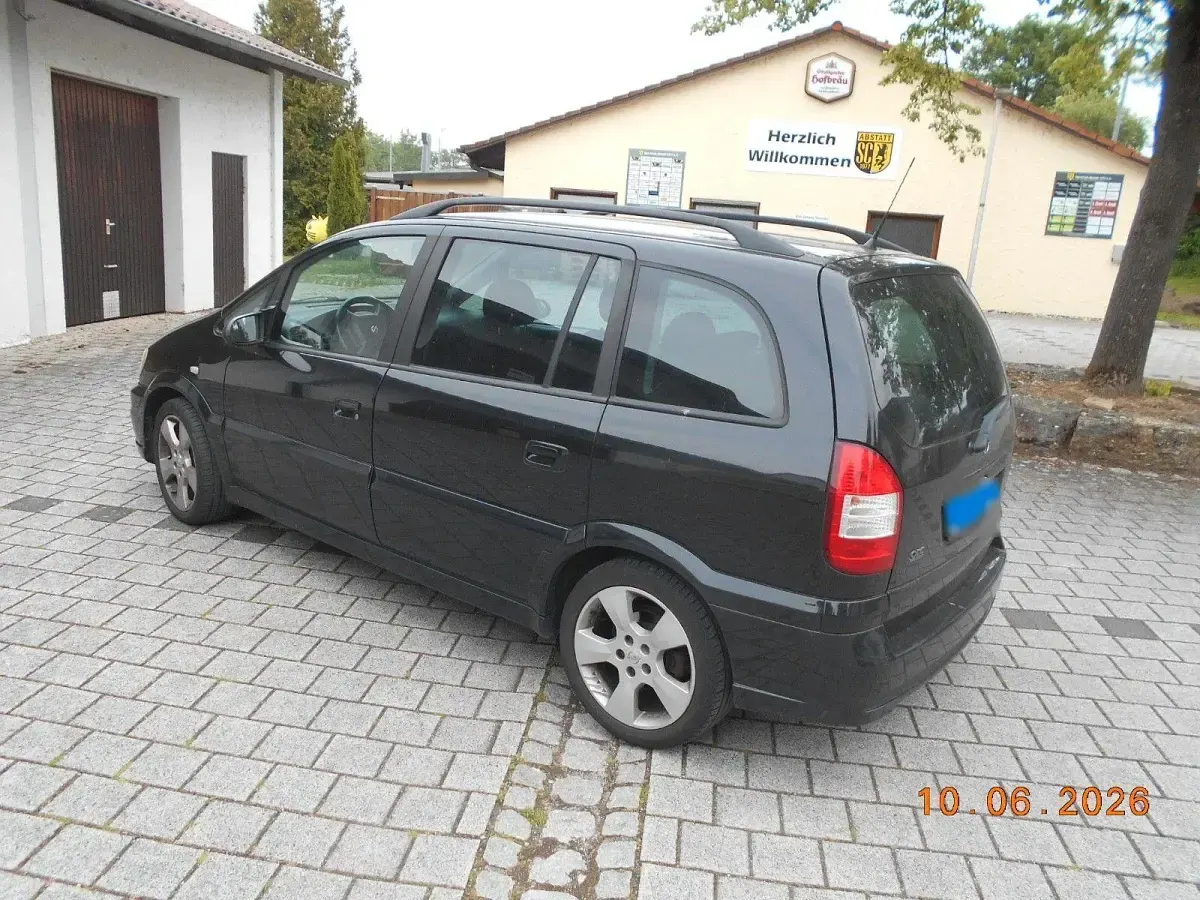 Gebraucht Opel Zafira OPC 125 PS (91 kW) 2005 Schwarz Van / Kleinbus