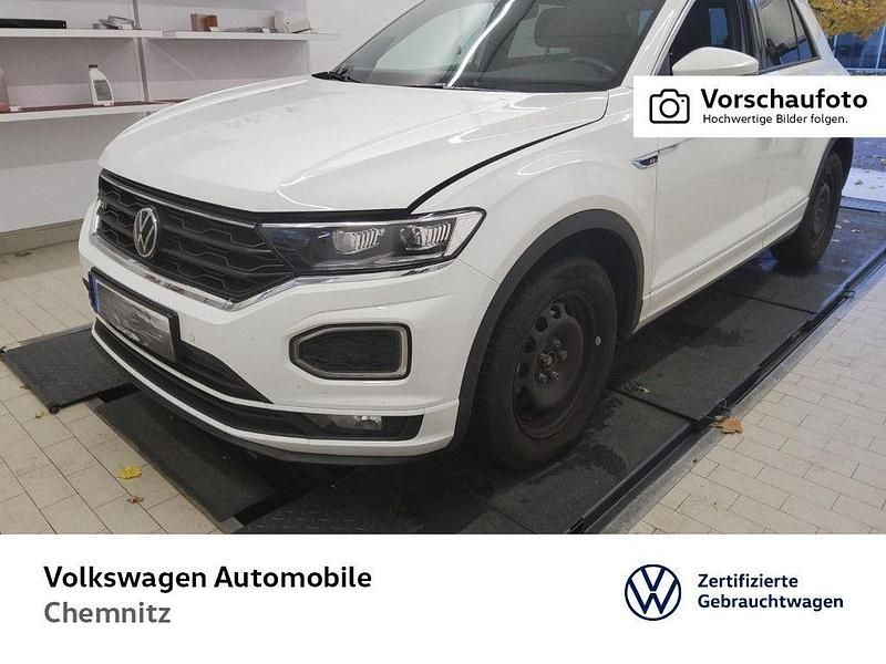 Pure white Gebraucht 2021 VW T-Roc Sport SUV | 24.740 € (Fairer Preis) - Bild 1/4