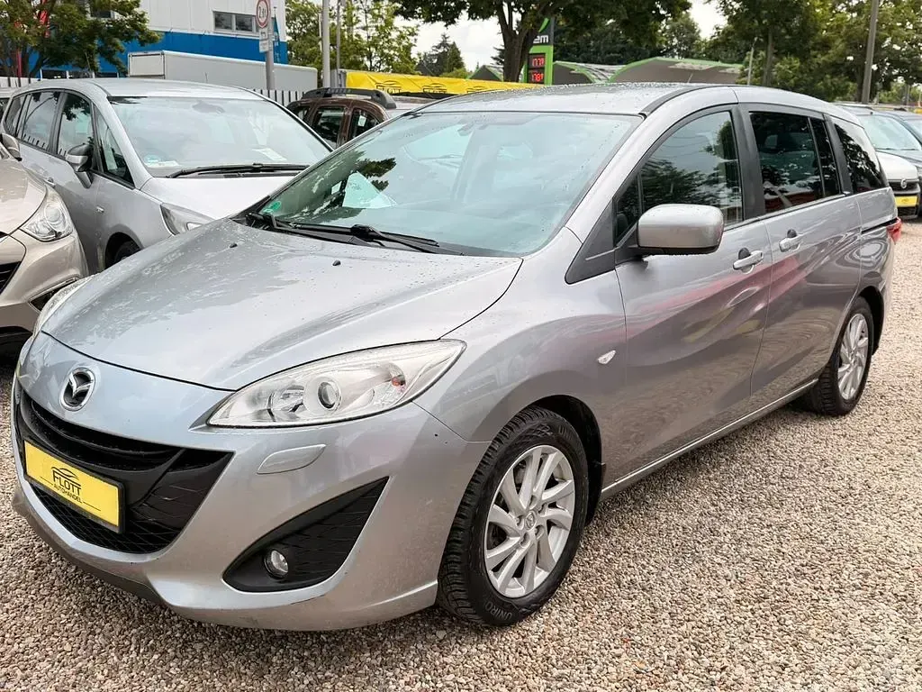 Gebraucht Mazda 5 Center-Line 116 PS (85 kW) 2011 Plutossilber metallic Van / Kleinbus
