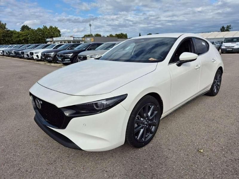 Neu Mazda 3 Exclusive-Line 140 PS (102 kW) 2025 Snowflake white pearl Limousine