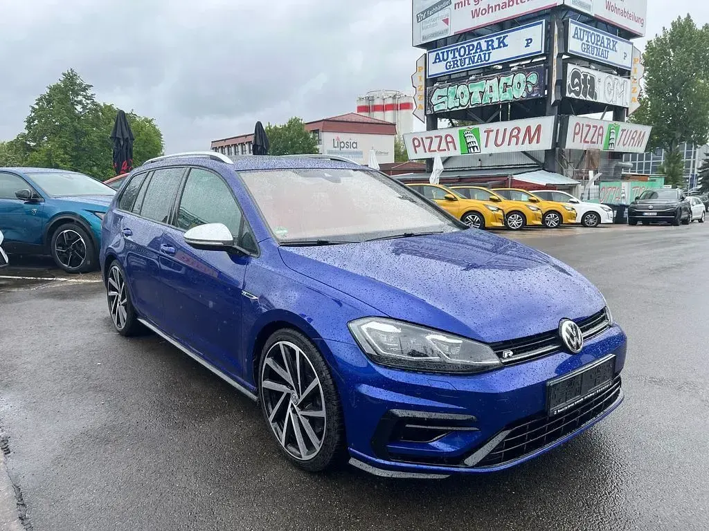 Gebraucht VW Golf VII 310 PS (228 kW) 2018 Lapiz blue metallic Kombi