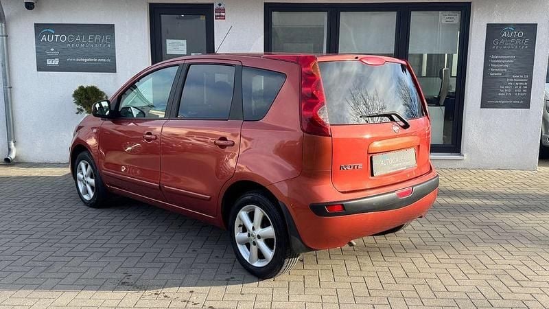 Second-hand Nissan Note Acenta 88 CP (64 kW) 2006 Portocaliu Hatchback