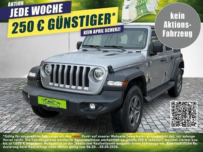 Gebraucht Jeep Wrangler 200 PS (147 kW) 2020 Pscbillet silver metallic SUV