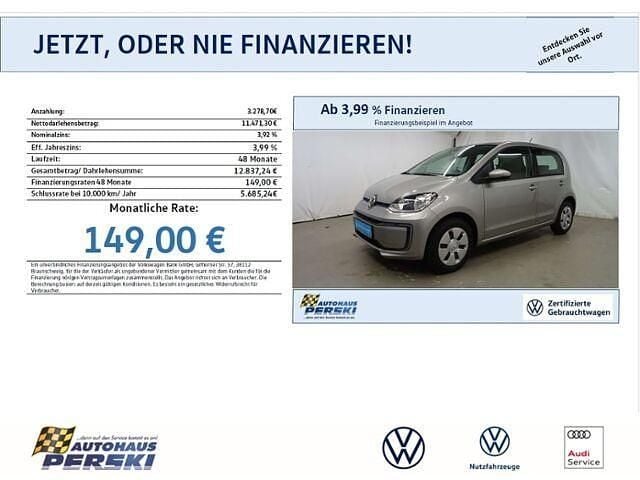 Gebraucht VW e-up! 61 kW (83 PS) 2021 Silber Kleinwagen