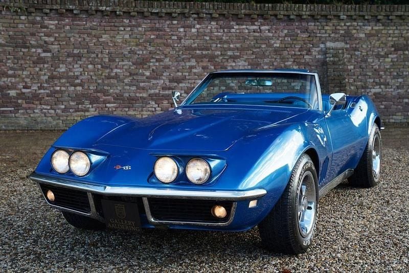 Gebraucht Corvette C3 1968 Blau Cabrio
