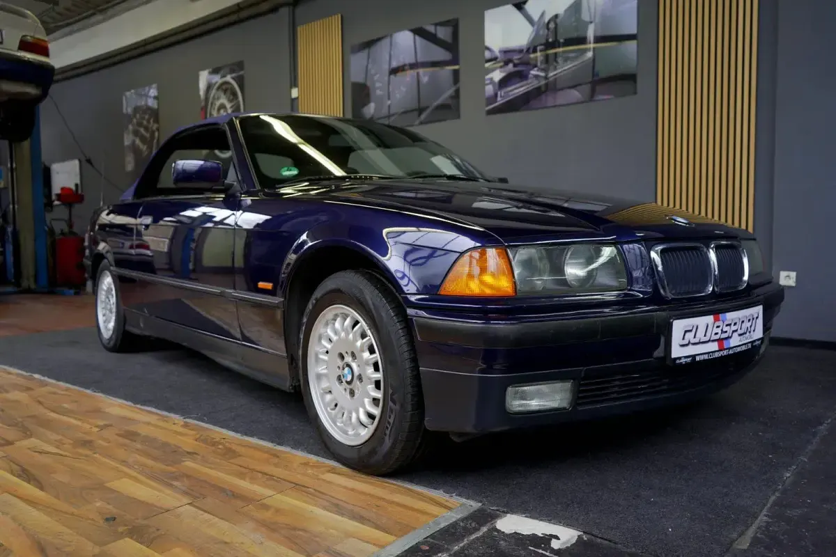 Gebraucht BMW 318 116 PS (85 kW) 1998 Orientblau metallic  317 Cabrio
