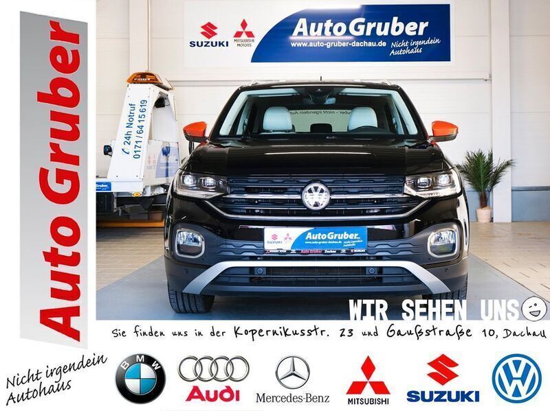 Schwarz Gebraucht 2019 VW T-Cross Style SUV | 19.990 € (Fairer Preis) - Bild 1/4