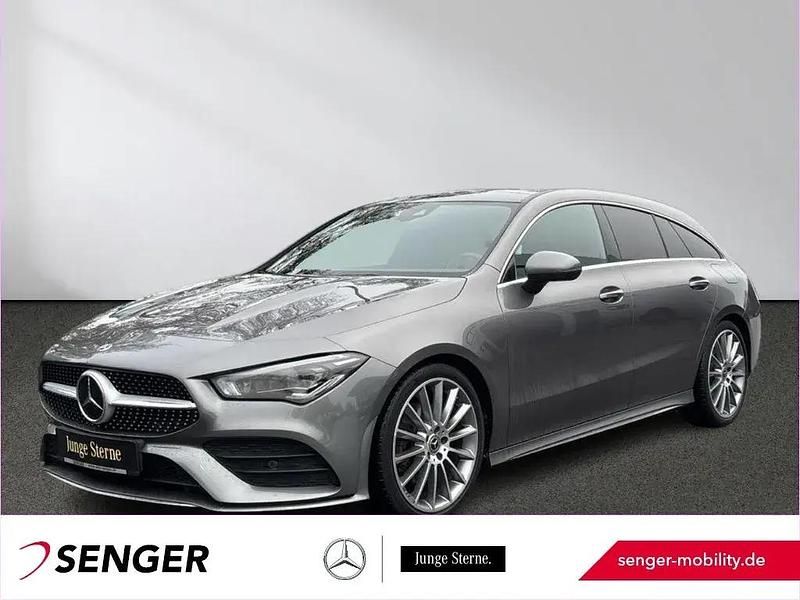 Lack mountaingrau Gebraucht 2021 Mercedes CLA220 AMG line Limousine | 27.470 € (Fairer Preis) - Bild 1/1