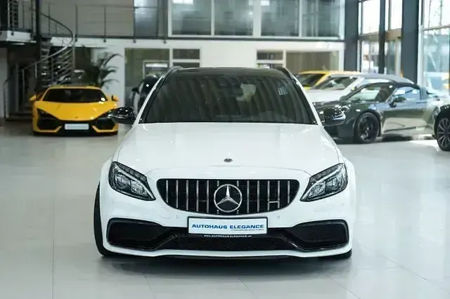 Gebraucht Mercedes C63 AMG AMG line 476 PS (350 kW) 2017 Polarweiss Kombi