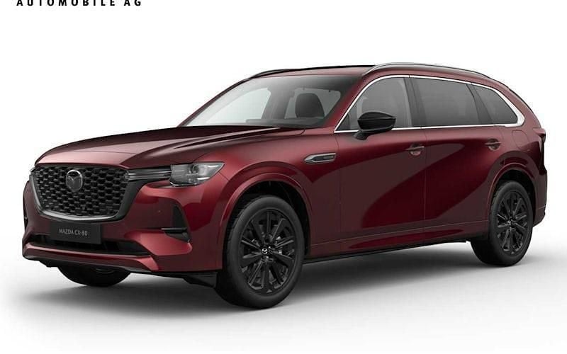 Rot Gebraucht 2025 Mazda CX-80 Homura-Line SUV | 59.450 € (Fairer Preis) - Bild 1/4