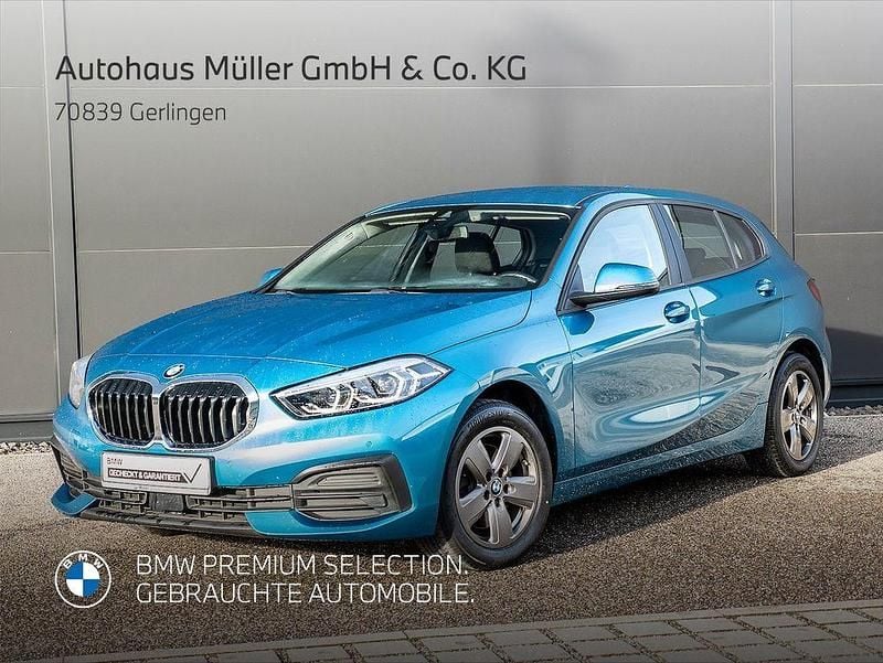 Blau Gebraucht 2022 BMW 118 Advantage Kleinwagen | 19.840 € (Fairer Preis) - Bild 1/4